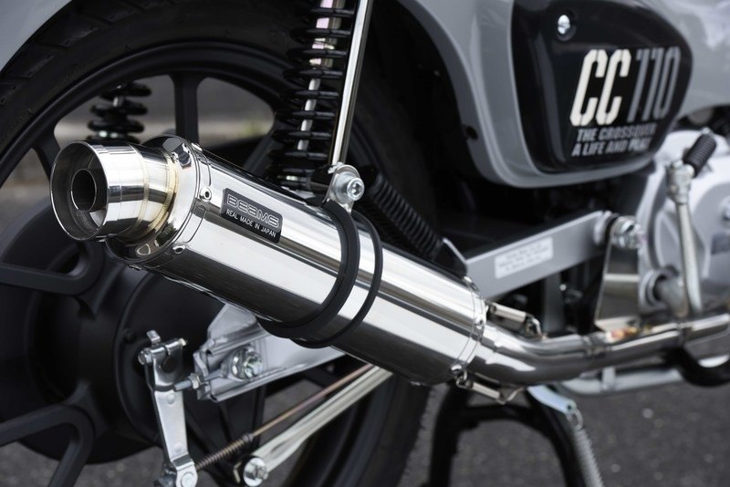 BEAMS ビームス R-EVOサイレンサー ダウンタイプ 政府認証 クロスカブ110 HONDA ホンダ フルエキゾーストマフラー マフラー タイプ：ステンレスサイレンサー(重量：3.05kg【純正3.1kg】)