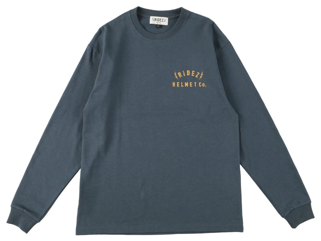 RIDEZ ライズ X-HEL L／S TEE 8.8oz Xヘルメット ロングスリーブTシャツ Tシャツ アパレル