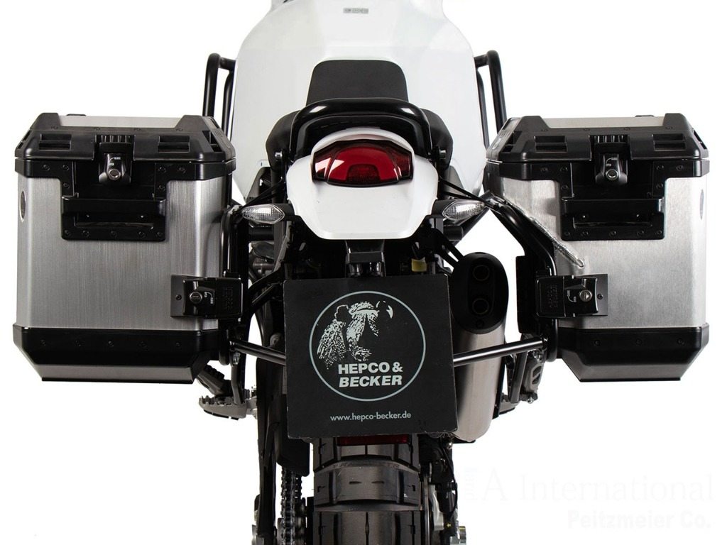 HEPCO＆BECKER ヘプコ＆ベッカー サイドケースホルダー＋Xplorer(Cutout)セット DesertX Rally DUCATI ドゥカティ パニアケース 車体用バッグ・ケース