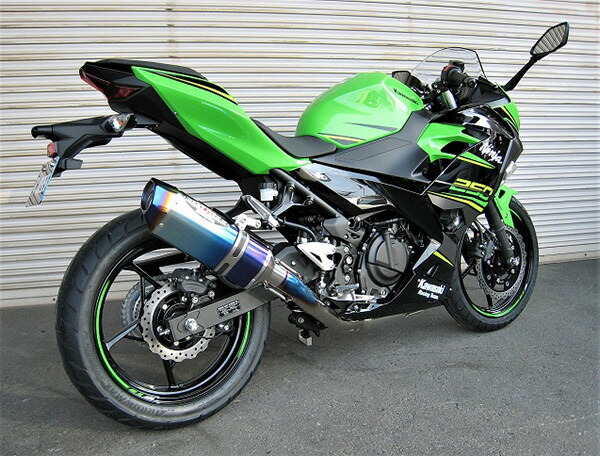 ビートジャパン Ninja 650 Z650 NASSERT Evolution Type II フルエキゾーストマフラー（ブルーチタン） BEET…