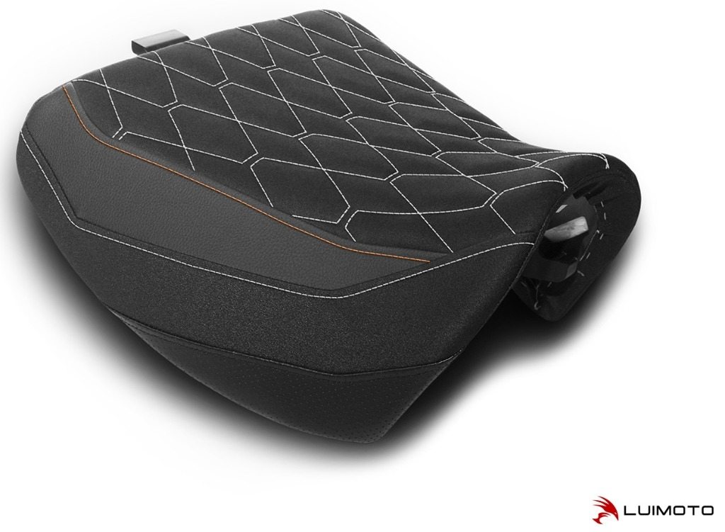 LUIMOTO ルイモト フロントシートカバー PAN AMERICA HARLEY-DAVIDSON ハーレーダビッドソン シートカバー シート関連 外装 カラー：スエードブラック／PRODIGYブラック／TEC-GRIP／PERFブラック／オレンジ／ホワイト