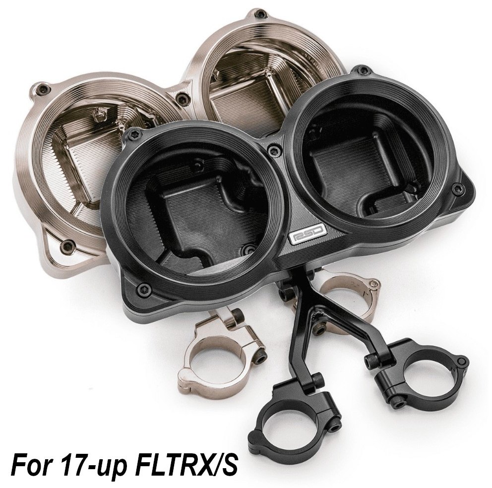 Roland Sands Design ローランドサンズデザイン Sector ゲージリロケーションキット FLTRX FLTRXS HARLEY-DAVIDSON ハーレーダビッドソン メーターカバー メーター・インジケーター関係 電装系｜ウェビック　店 60,250円