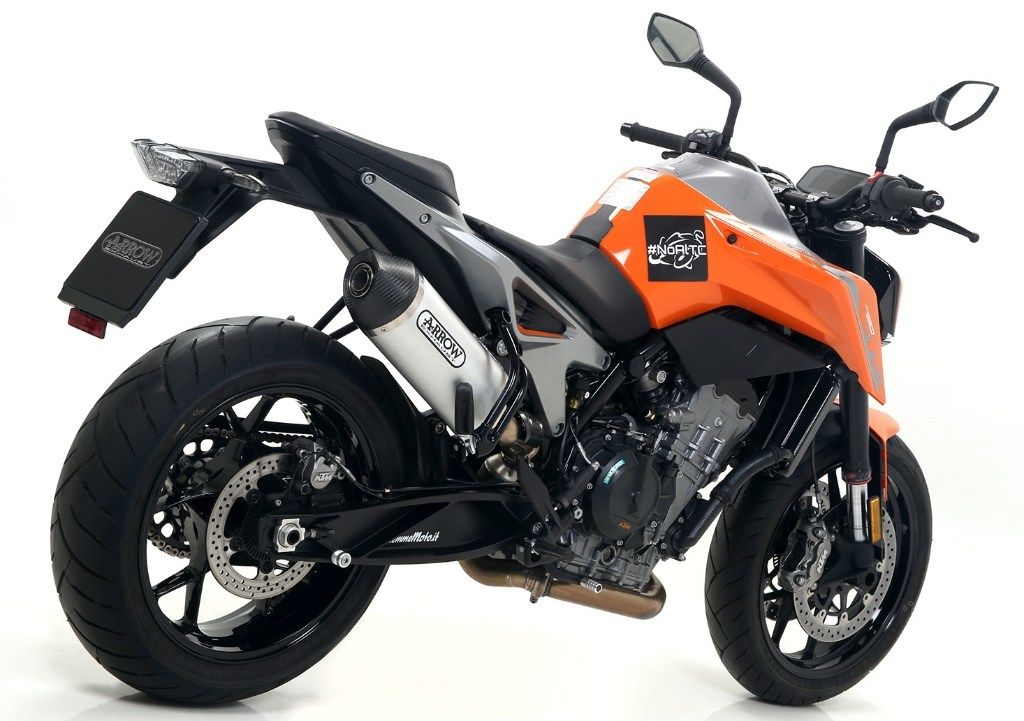 ARROW アロー RACE-TECH スリップオンマフラー 790 DUKE 890 R KTM マフラー サイレンサー材質：アルミニウム