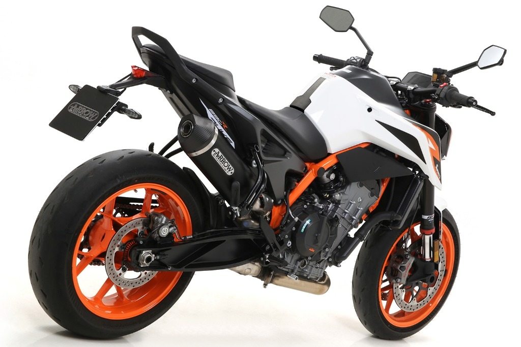 ARROW アロー RACE-TECH スリップオンマフラー 790 DUKE 890 R KTM マフラー サイレンサー材質：アルミニウムダーク｜ウェビック　店 52,940円