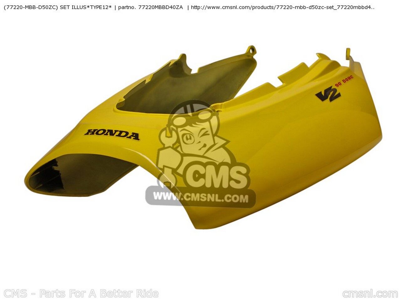 CMS シーエムエス (77220-MBB-D50ZC) SET ILLUS*TYPE12* VTR1000F FIRESTORM 1 AUSTRALIA / ASV CANADA LL ENGLAND EUROPEAN DIRECT SALES FRANCE GERMANY HONDA ホンダ シートカウル・テールカウル カウル関連 外装|ウェビック 店