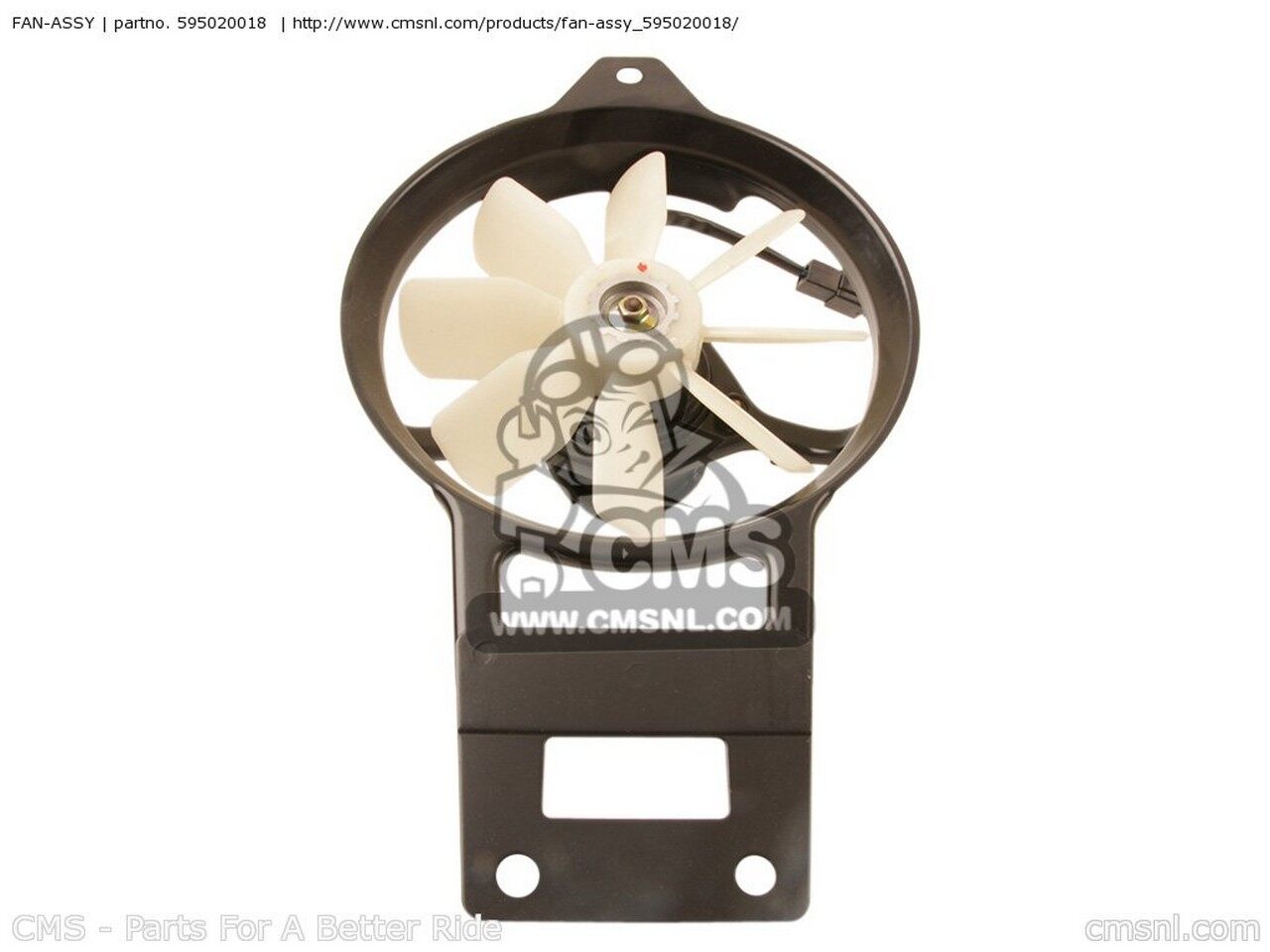 CMS シーエムエス FAN-ASSY EX500D6F NINJA 500R 2006 USA CALIFORNIA CANADA EX500D8F 500 2008 EX500D9F 2009 KAWASAKI カワサキ ラジエーター 冷却関連 エンジン