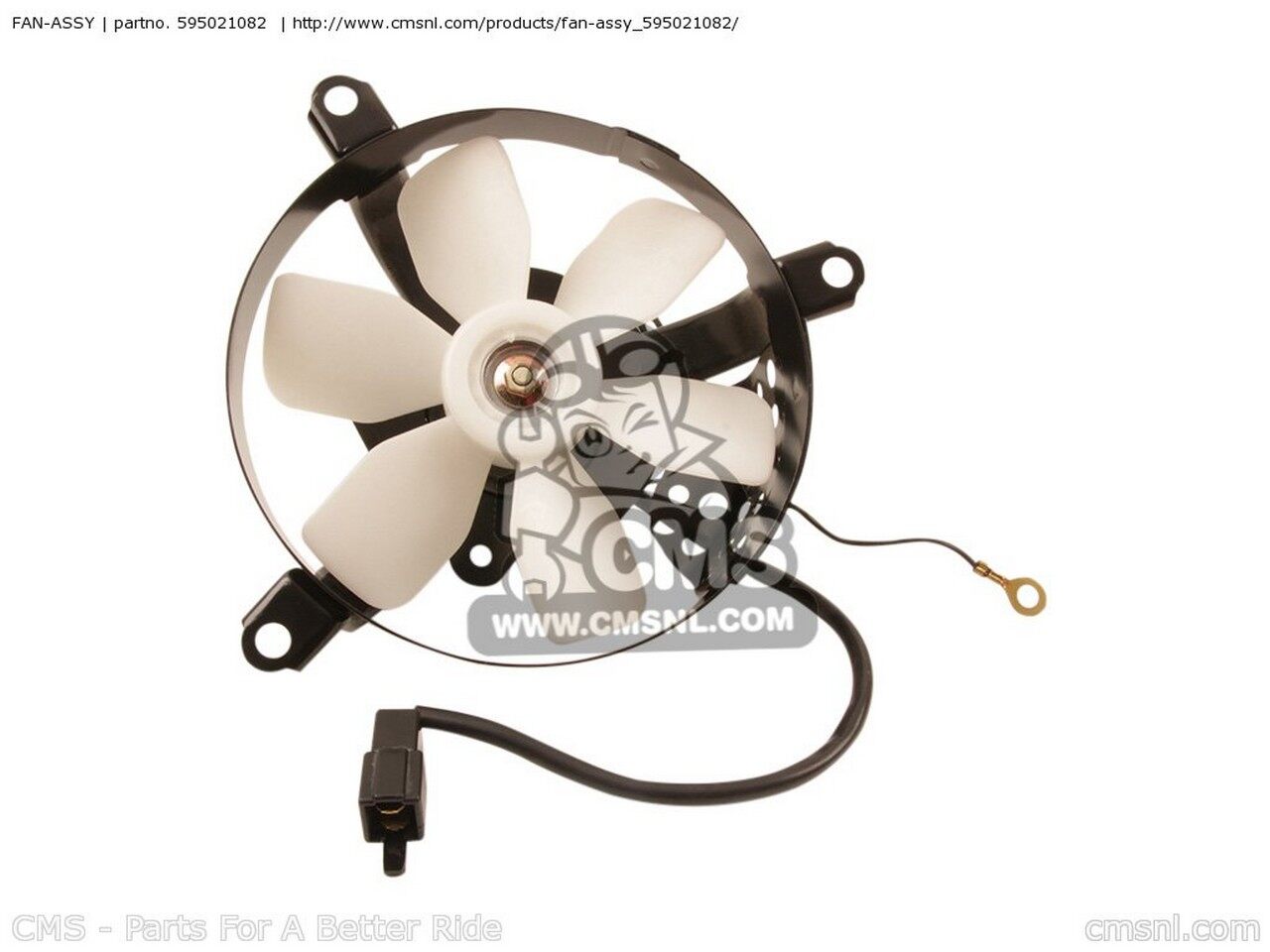 CMS シーエムエス FAN-ASSY KL650A17 KLR650 2003 USA CALIFORNIA CANADA KAWASAKI カワサキ ラジエーター 冷却関連 エンジン