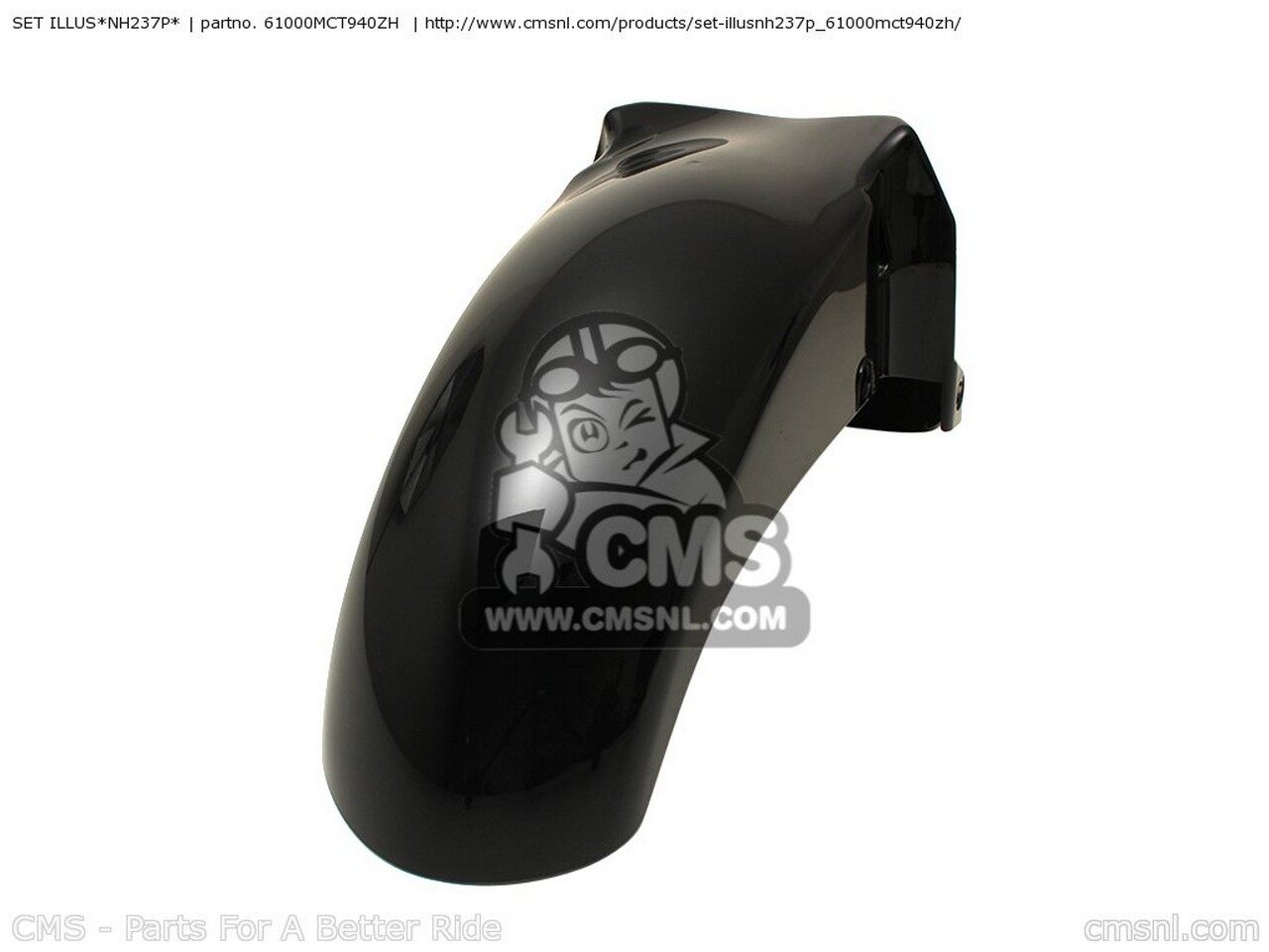 CMS シーエムエス SET ILLUS*NH237P* FJS600A SILVER WING 2007 7 ENGLAND / ABS MPH FRANCE CMF IRELAND HONDA ホンダ フロントフェンダー フェンダー関連 外装