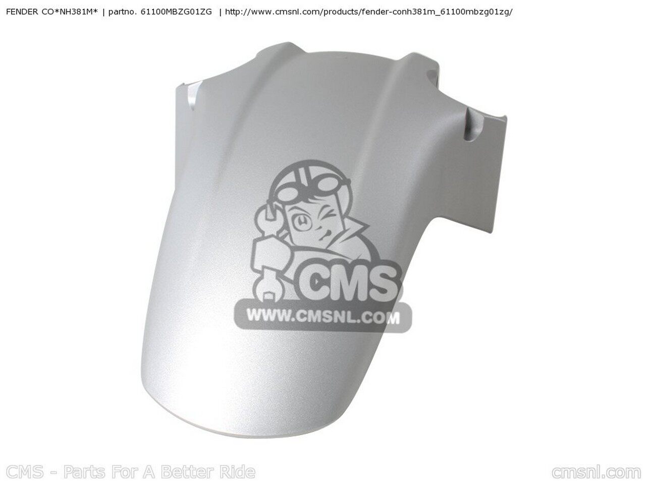 CMS シーエムエス FENDER CO*NH381M* CB600F HORNET 2003 3 EUROPEAN DIRECT SALES / 25K HONDA ホンダ フロントフェンダー フェンダー関連 外装