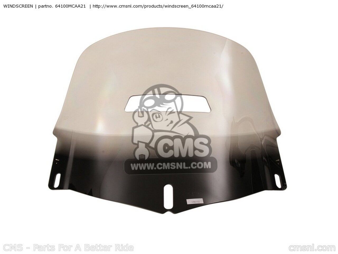 CMS シーエムエス WINDSCREEN GL1800 GOLDWING 4 USA 5 6 AUSTRALIA / GH BRAZIL ENGLANDGH EUROPEAN DIRECT SALES FRANCE CMF IRELAND GL1800A HONDA ホンダ スクリーン 外装