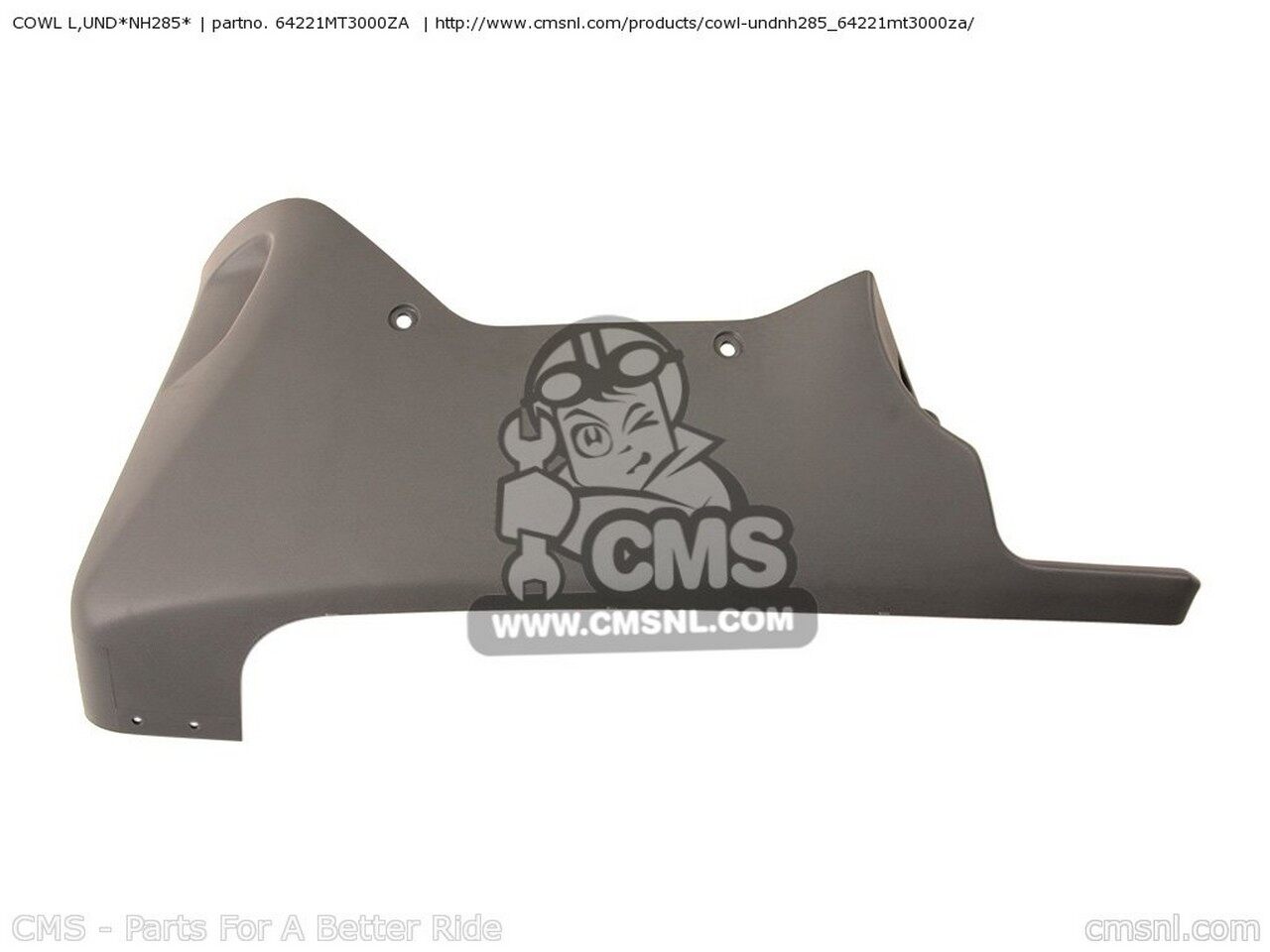 CMS シーエムエス COWL L，UND*NH285* ST1100 PANEUROPEAN 2000 Y EUROPEAN DIRECT SALES ST1100A FRANCE / ABS HONDA ホンダ アンダーカウル カウル関連 外装｜ウェビック　店 22,876円