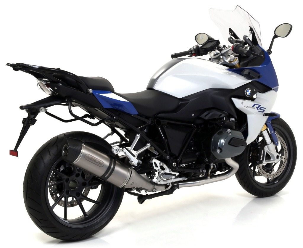 ARROW アロー MAXI RACE-TECH スリップオンマフラー R 1200 RS BMW マフラー サイレンサー材質：アルミニウムダーク