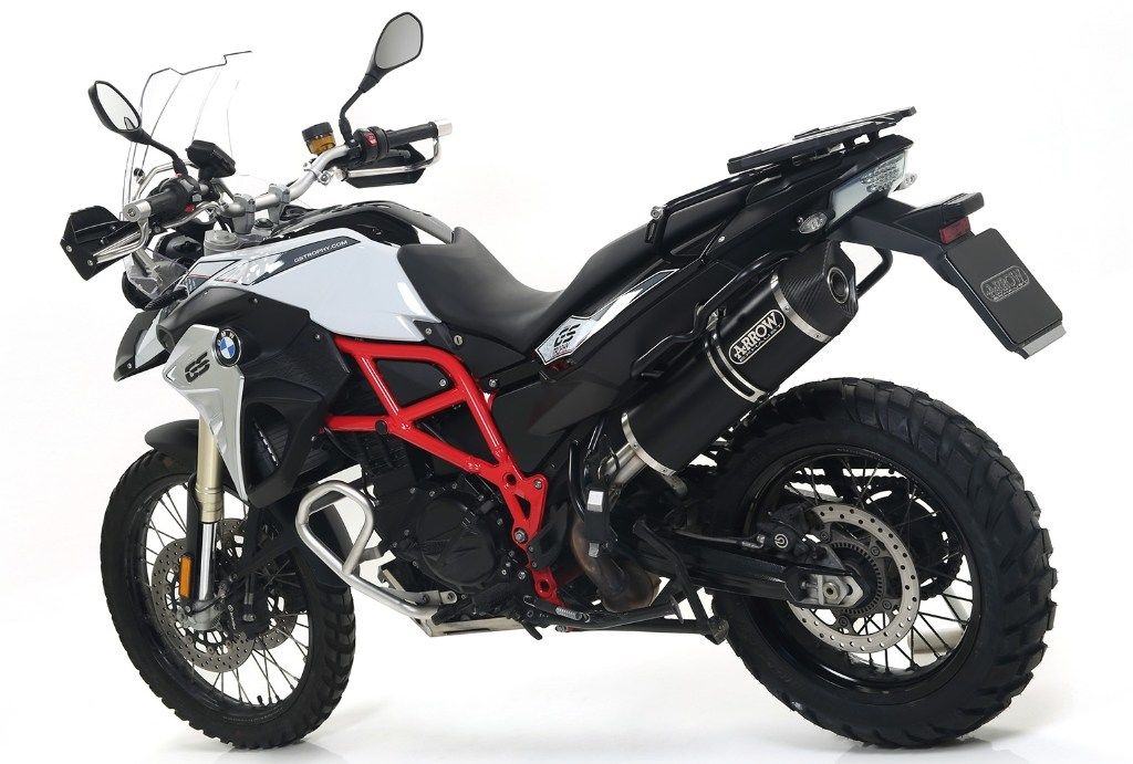ARROW アロー MAXI RACE-TECH スリップオンマフラー F 650 GS 800 ADVENTURE BMW マフラー サイレンサー材質：アルミニウムダーク