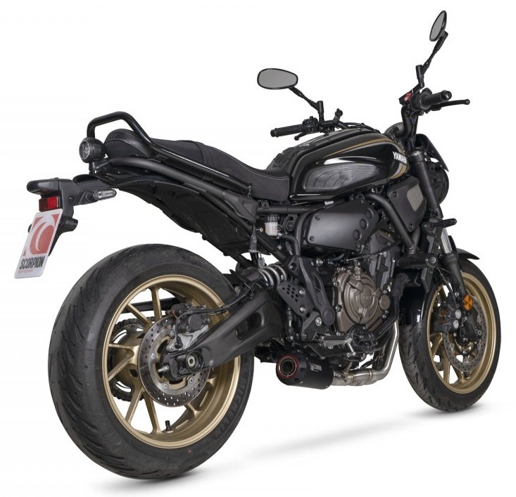 SCORPION スコーピオン レッドパワー フルエキゾーストマフラー XSR700 YAMAHA ヤマハ マフラー タイプ：ブラックセラミック