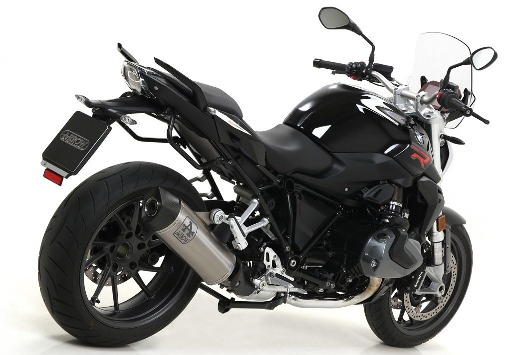 ARROW アロー MAXI RACE-TECH スリップオンマフラー R 1250 RS BMW マフラー サイレンサー材質：アルミニウムダーク