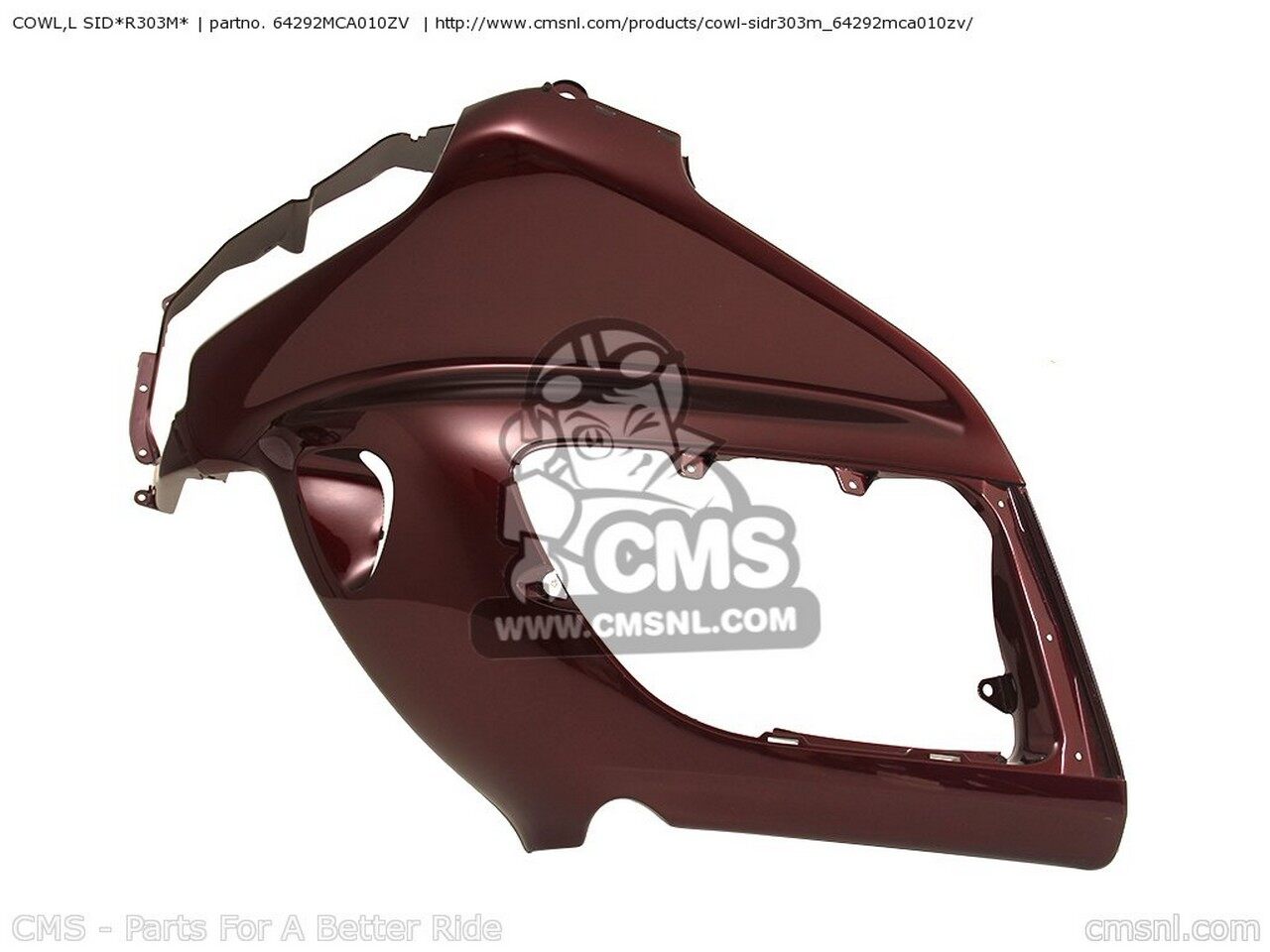 CMS シーエムエス COWL，L SID*R303M* GL1800 GOLDWING 6 AUSTRALIA / GH ENGLANDGH EUROPEAN DIRECT SALES FRANCE CMF IRELAND USA HONDA ホンダ サイドカウル・サイドカバー カウル関連 外装｜ウェビック　店