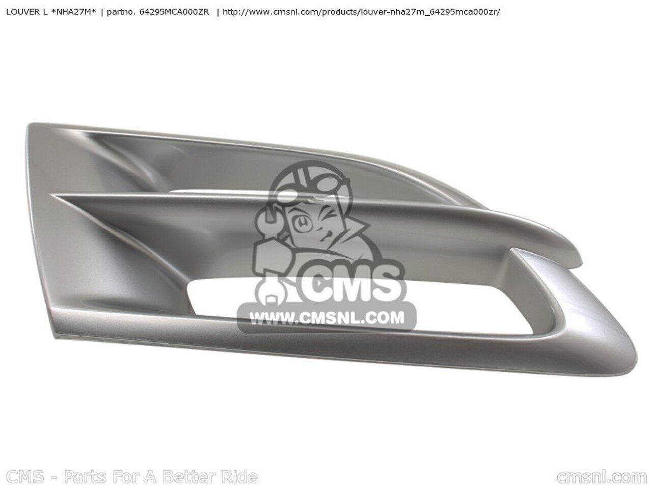 CMS シーエムエス LOUVER L *NHA27M* GL1800 GOLDWING 5 USA 6 AUSTRALIA / GH ENGLANDGH EUROPEAN DIRECT SALES FRANCE CMF IRELAND GL1800A ENGLAND HONDA ホンダ サイドカウル・サイドカバー カウル関連 外装｜ウェビック　店