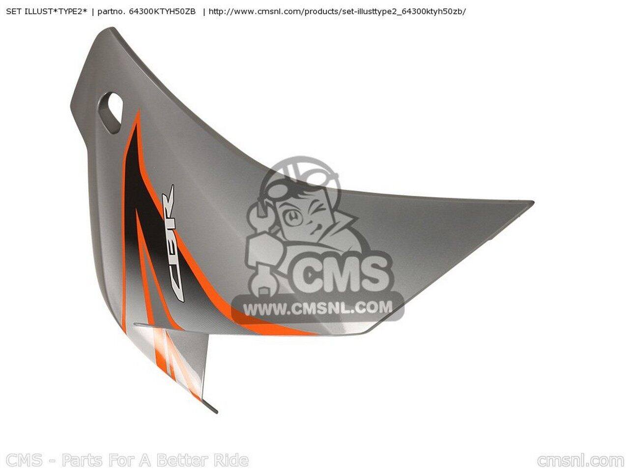 CMS シーエムエス SET ILLUST*TYPE2* CBR125RW 2011 B AUSTRALIA / ST ENGLAND EUROPEAN DIRECT SALES FRANCE GERMANY KOREA HONDA ホンダ サイドカウル・サイドカバー カウル関連 外装｜ウェビック　店
