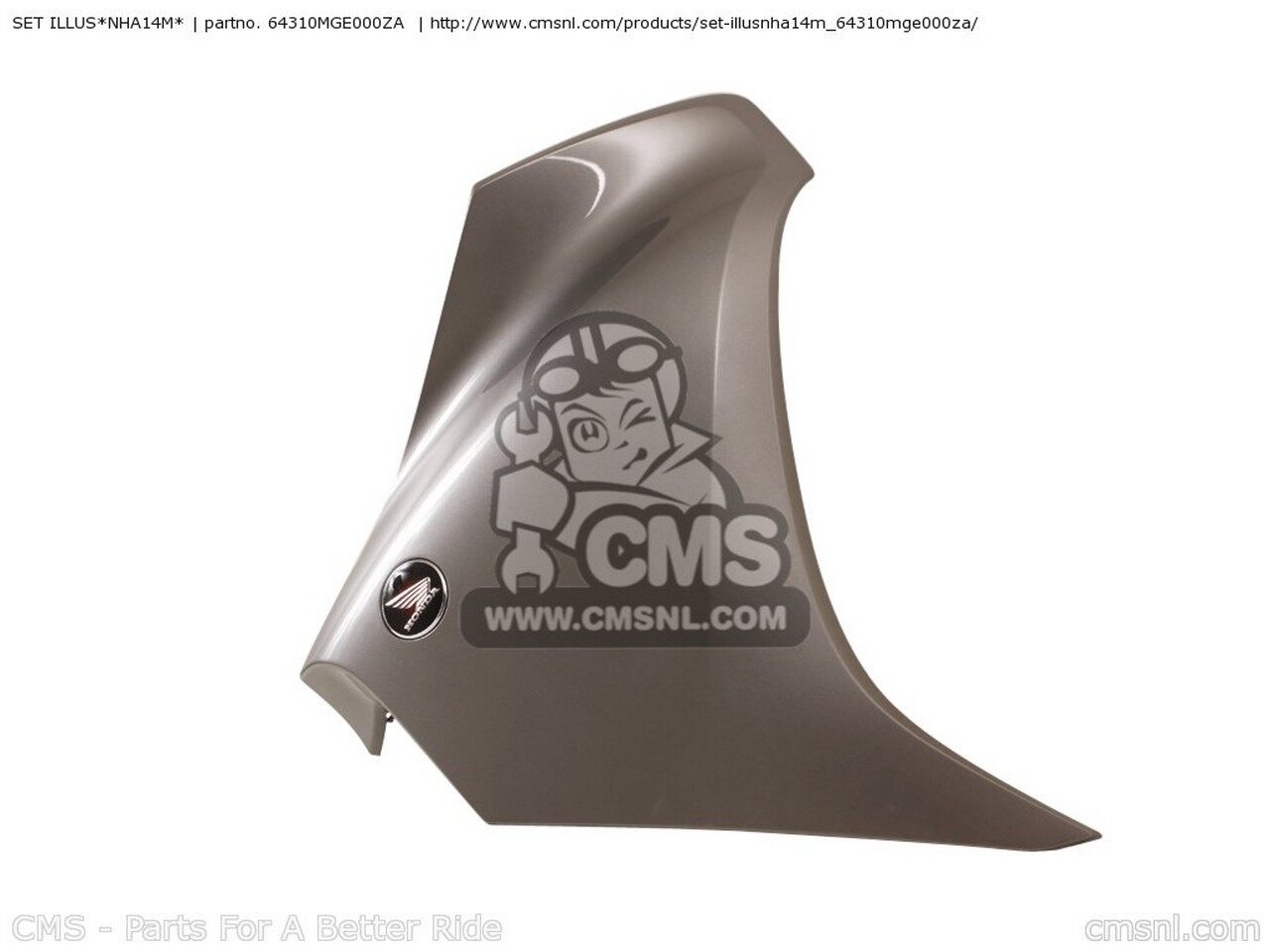 CMS シーエムエス SET ILLUS*NHA14M* VFR1200F A AUSTRALIA CHINA ENGLAND / MKH EUROPEAN DIRECT SALES FRANCE CMF KOREA B VFR1200FD BRAZIL HONDA ホンダ サイドカウル・サイドカバー カウル関連 外装｜ウェビック　店