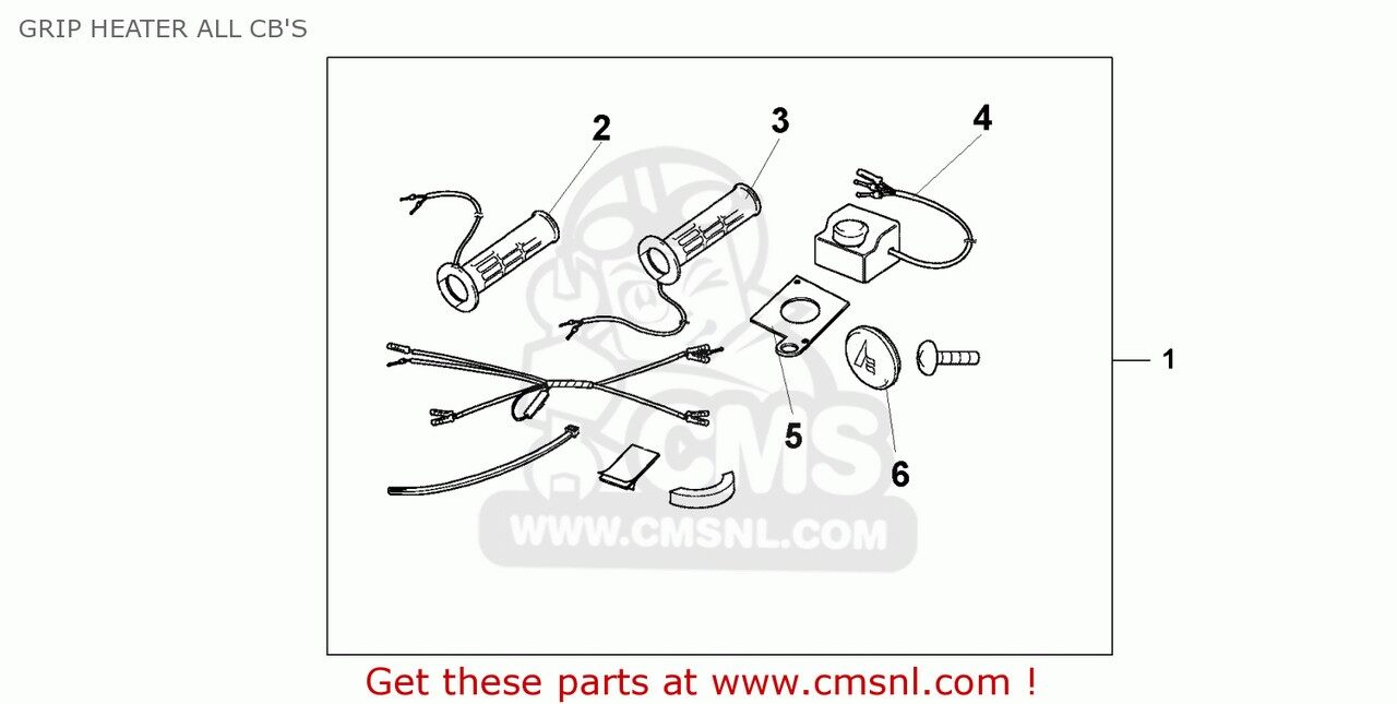 CMS シーエムエス (08T50-EWA-000KA) HEATER R GRIP CB250 1999 X BELGIUM FRANCE ITALY MEXICO / MPH PORTUGAL SPAIN CB500 1998 W AUSTRIA 34P ENGLAND GERMANY 50P NORTHERN EUROPE SWITZERLAND HONDA ホンダ その他グリップヒーターオプション・補修部品｜ウェビック　店