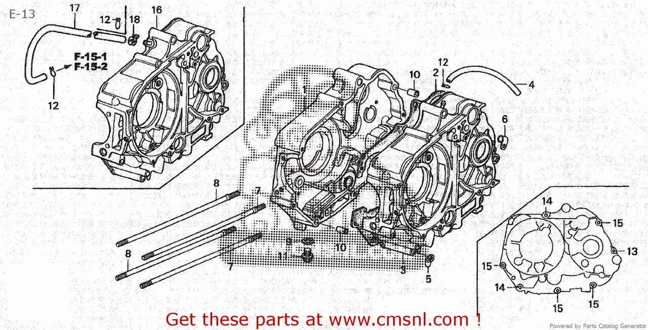 CMS シーエムエス CRANK CASE COMP，L (JDM) C50CM C50D C50S C50ST 5 JAPAN AA01-150 JDM 7 AA01-160 HONDA ホンダ その他エンジンパーツオプション・補修部品 エンジンパーツ エンジン｜ウェビック　店