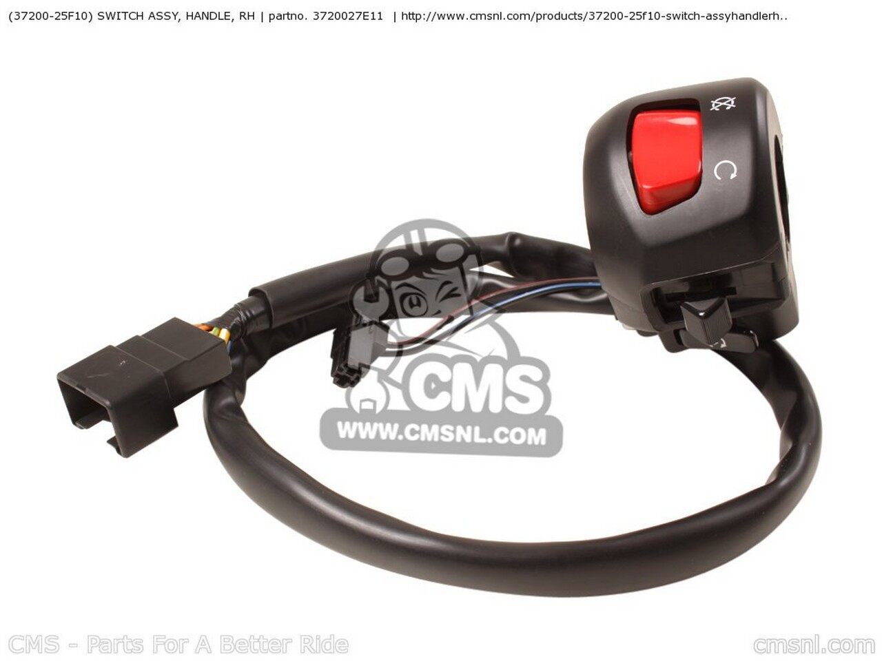 CMS シーエムエス (37200-25F10) SWITCH ASSY，HANDLE，R GSF600 1995 S E02 E04 E18 E22 E25 E34 1996 T E17 1997 V / P37 1998 W 1999 X GSF600S E24 GSF600S1998 GSF600SU GERMANY GSF600U SUZUKI スズキ ハンドルスイッチ・スイッチボックス ハンドル周辺パーツ｜ウェビック　店
