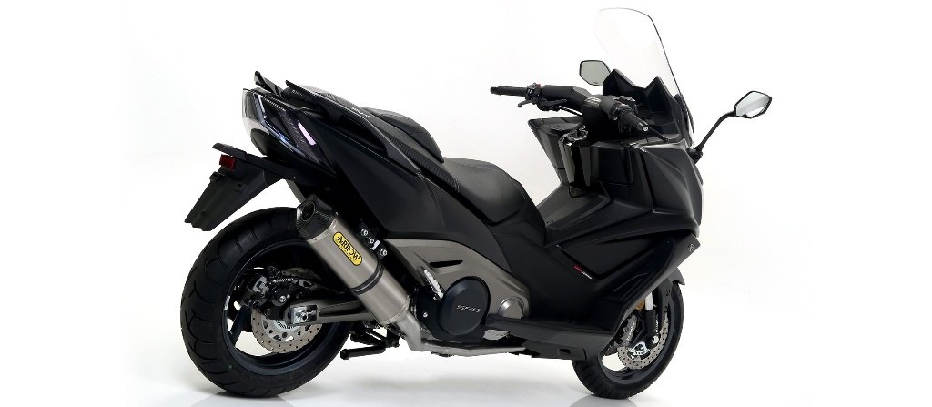 ARROW アロー RACE-TECH スリップオンマフラー AK 550 KYMCO キムコ マフラー サイレンサー材質：アルミニウムダーク