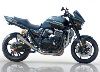 NITRO RACING ナイトロレーシング 4in1 機械曲げチタンEXマフラー ZRX1200ダエグ KAWASAKI カワサキ フルエキゾーストマフラー マフラー サイレンサー表面仕上げ：ハーフポリッシュ / サイレンサータイプ：コニカルチタン V2／サイレンサー長：300mm