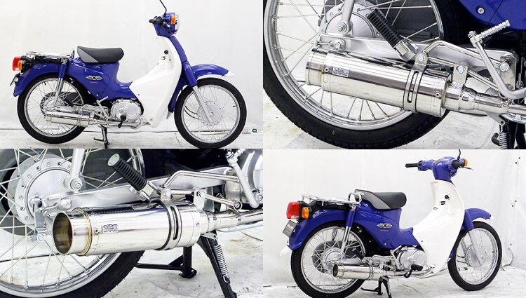 WirusWin ウイルズウィン ロイヤルマフラー バズーカータイプ スーパーカブ110 HONDA ホンダ フルエキゾーストマフラー マフラー
