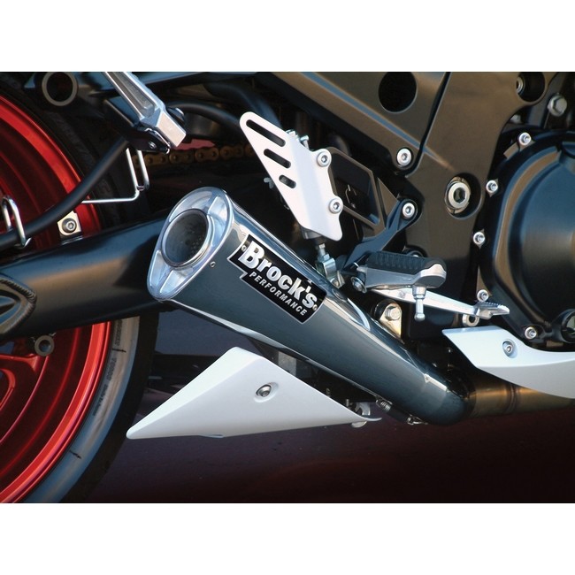 Brock&rsquo;s ブロックス エイリアンヘッド エキゾーストシステム ポリッシュ ZZR1400 ZX-14 KAWASAKI カワサキ フルエキゾーストマフラー マフラー｜ウェビック　店