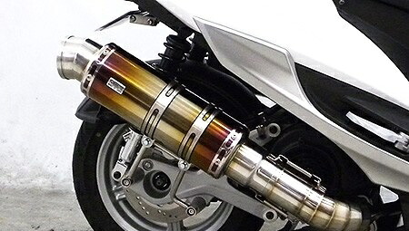 WirusWin ウイルズウィン プレミアムマフラー シグナスX SR YAMAHA ヤマハ フルエキゾーストマフラー マフラー 仕様：チタン仕様 / オプション：キャタライザー（排ガス浄化触媒）