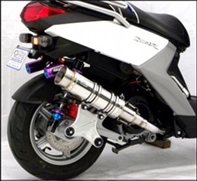 WirusWin ウイルズウィン アニバーサリーマフラー バズーカータイプ ステンレス仕様 BWS125ビーウィズ YAMAHA ヤマハ フルエキゾーストマフラー マフラー