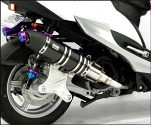 WirusWin ウイルズウィン アニバーサリーマフラー ユーロタイプ ブラックカーボン仕様 シグナスX YAMAHA ヤマハ フルエキゾーストマフラー マフラー