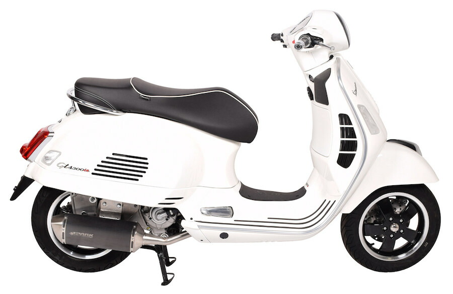 SPARK EXHAUST スパーク マフラー FORCE スリップオンマフラー VESPA GTS 125 08-15 250 05-06 300 08-16 FULL SYST. Vespa ベスパ