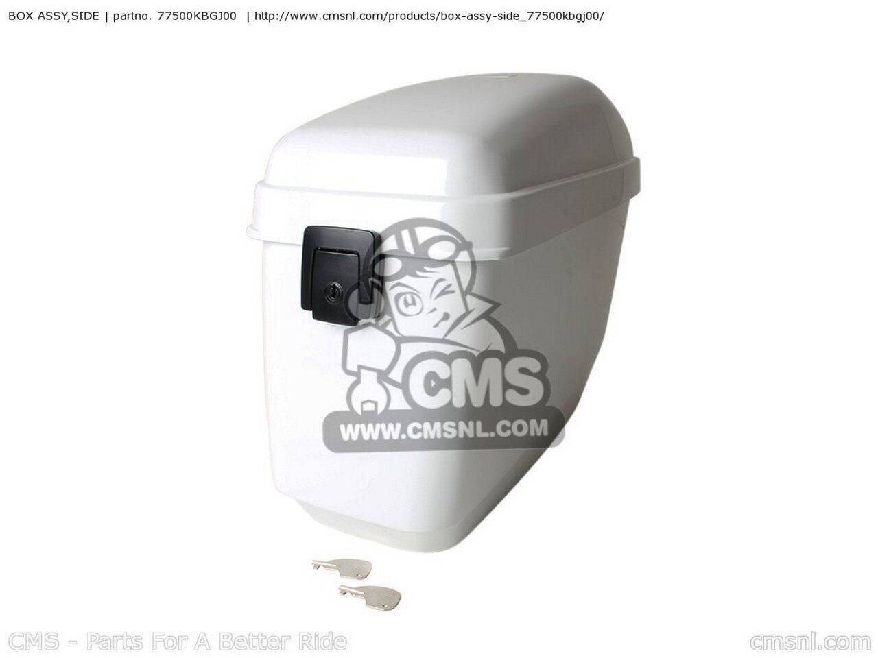 CMS シーエムエス BOX ASSY，SIDE CB250P 1996 T CHINA / PLB SS PLR GENERAL EXPORT KPH HONDA ホンダ パニアケース 車体用バッグ・ケース