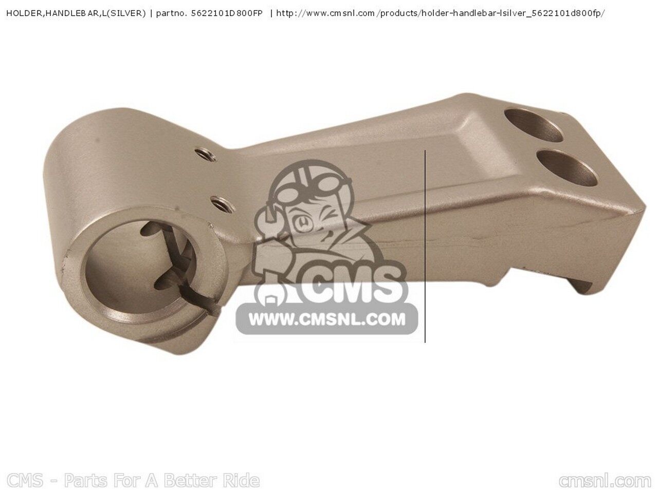 CMS シーエムエス HOLDER，HANDLEBAR，L(SILVER) GS500E 1989 K E01 E02 E04 E15 E16 E17 E21 E22 E24 E25 E34 E39 1990 L 1991 M 1992 N E18 E53 1993 P 1994 R E37 / P9 1995 S 1996 T 1997 V 1998 W 1999 X 2000 Y GS500ESK BRAZIL GS500EU GERMANY AUSTRALIA ハンドル｜ウェビック　店