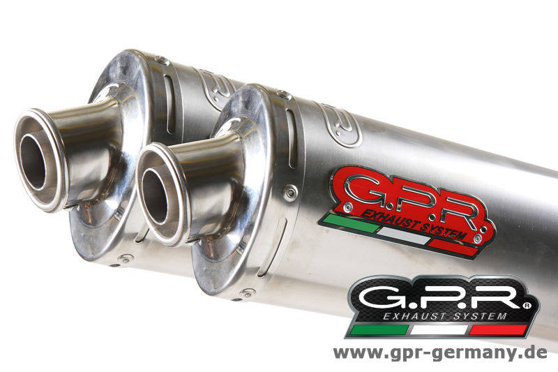 GPR ジーピーアール CLASSIC LINE TITAN ROUND 【クラシックライン チタンラウンド】 (DUCATI MONSTER S4R 2003-07 MEDIUM COMPLETE INSTALLATION WITH DOUBLE MUFFLER EXHAUST) フルエキゾーストマフラー DUCATI ドゥカティ マフラー