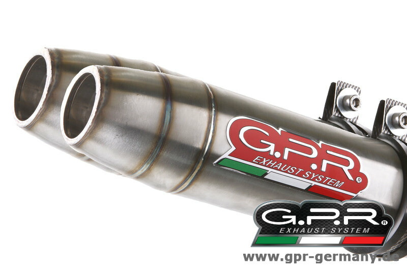 GPR ジーピーアール DEEP TONE STAINLESS STEEL 【ディープトーン ステンレススチール】 (DUCATI STREET FIGHTER 2009-12 SLIP ON DOUBLE MUFFLER EXHAUST) スリップオンマフラー STREETFIGHTER DUCATI ドゥカティ マフラー