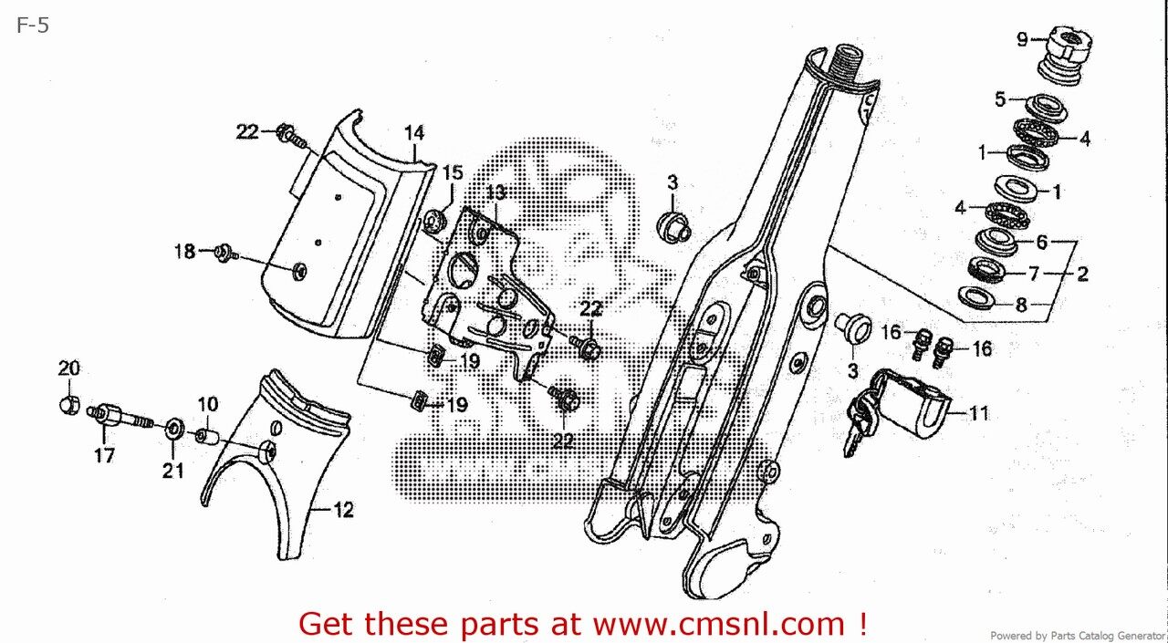 CMS シーエムエス (51110-GBJ-861ZB) FORK SET，F*PB186* (JDM) C50BN 2 AA01-130 JAPAN JDM 5 AA01-150 HONDA ホンダ フロントフォーク サスペンション 足回り