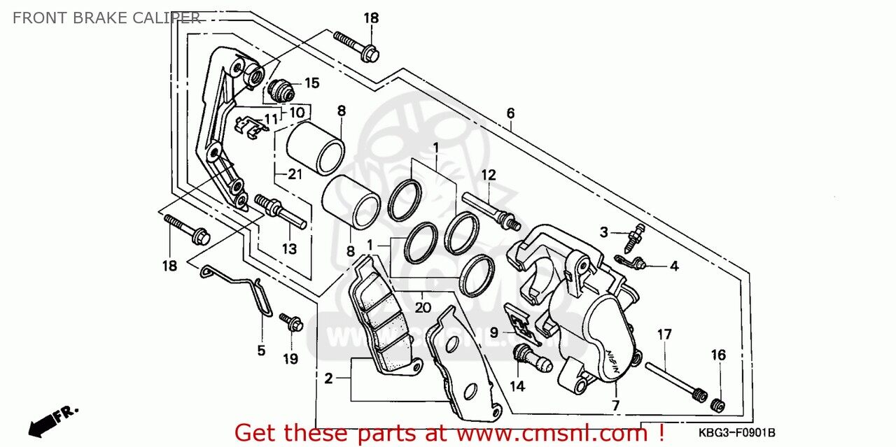CMS シーエムエス CALIPER BODY,FR L CB250 1996 T ENGLAND / MPH 1998 W AUSTRALIA KPH TWO FIFTY 1992 N HONDA ホンダ キャリパー ブレーキ|ウェビック 店