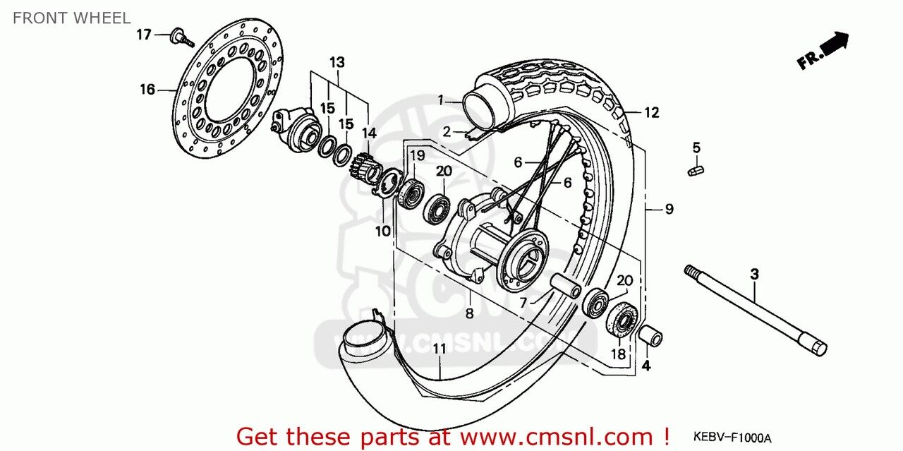 CMS シーエムエス DISK FR BRAKE CA125 REBEL 1997 V AUSTRIA / KPH BELGIUM ENGLAND MKH EUROPEAN DIRECT SALES FRANCE CMF GERMANY SL SWITZERLAND 1998 W 1999 X HONDA ホンダ ブレーキディスクローター ブレーキ