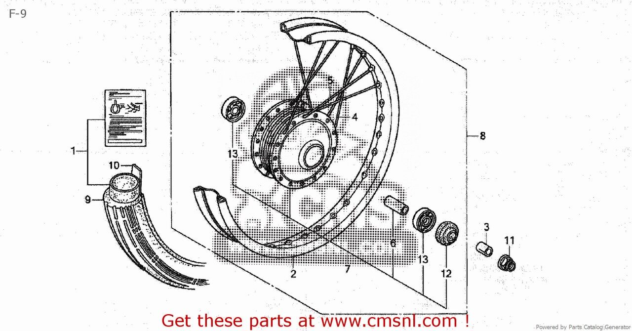 CMS シーエムエス WHEEL SUB ASSY，FR (JDM) C50BN 2 AA01-130 JAPAN JDM 5 AA01-150 HONDA ホンダ ホイール ホイール関連 足回り