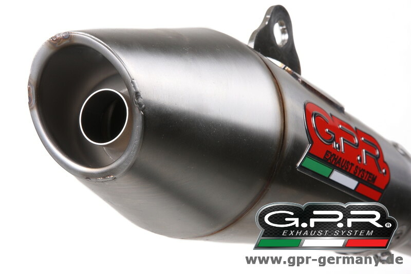 GPR ジーピーアール POWER CROSS STAINLESS 【パワークロス ステンレス】 (SUZUKI INAZUMA 250 2013-14 SLIP ON EXHAUST MUFFLER) スリップオンマフラー イナズマ250 SUZUKI スズキ マフラー｜ウェビック　店