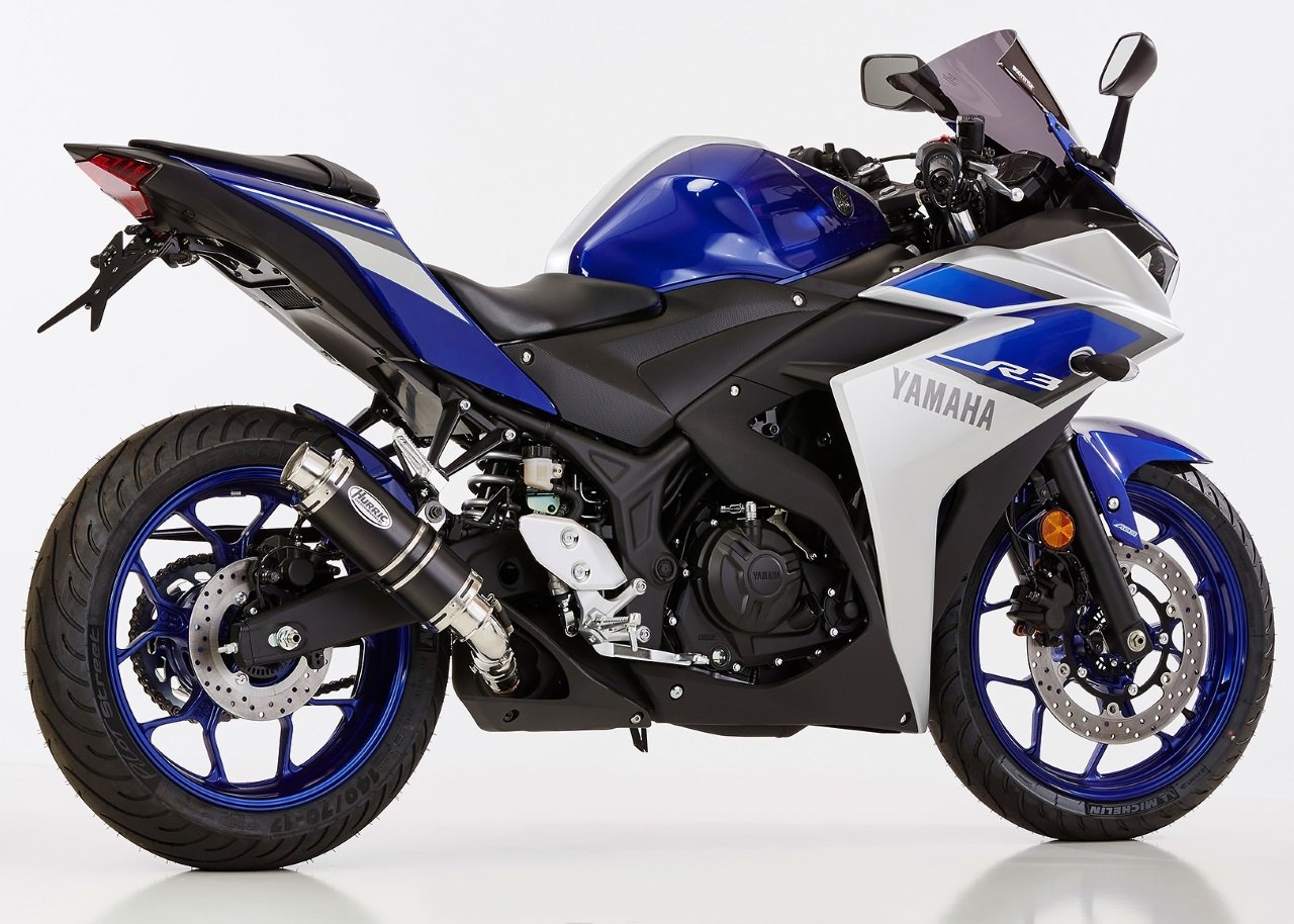 HURRIC フリック スリップオンマフラー スーパースポーツ [ラウンドタイプ] (SUPERSPORT) MT-03 YZF-R3 YAMAHA ヤマハ マフラー｜ウェビック　店
