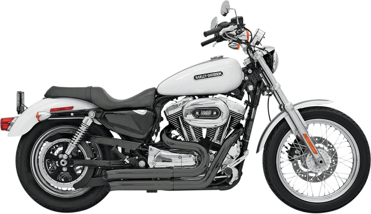 BASSANI バッサーニ フルエキゾーストマフラー ブラック 07-13 XL 【EXHAUST FRSWP BK [1800-1175]】 1200C Custom EFI 2007 - 2013 2004 2006 1200V Seventy-Two 2012 1200X Forty-Eight 883C 2009 HARLEY-DAVIDSON ハーレーダビッドソン マフラー