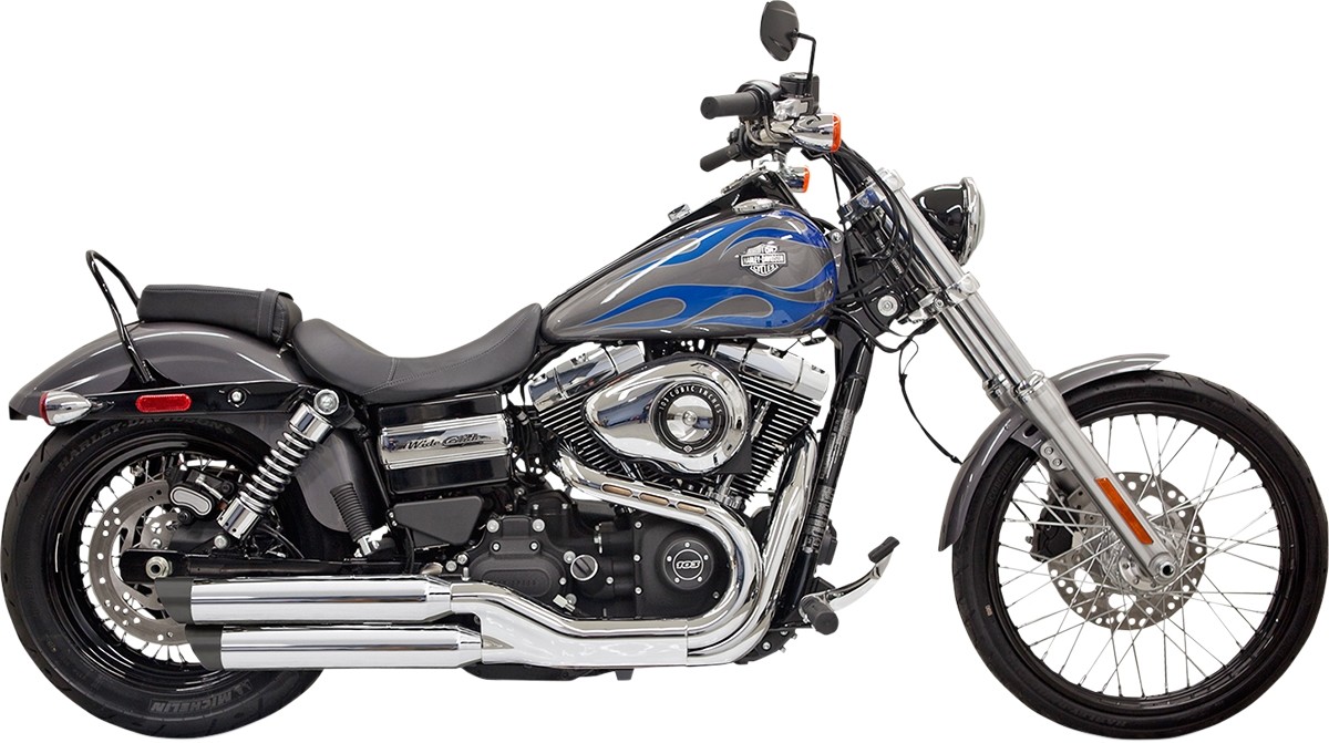 BASSANI バッサーニ スリップオンマフラー スラッシュ クローム /ブラック 16DYN 【MUFFLERS SLSH CH／BK [1801-0698]】 Dyna Fat Bob EFI - FXDF 2008 2017 Wide Glide FXDWG 2010 HARLEY-DAVIDSON ハーレーダビッドソン マフラー｜ウェビック　店