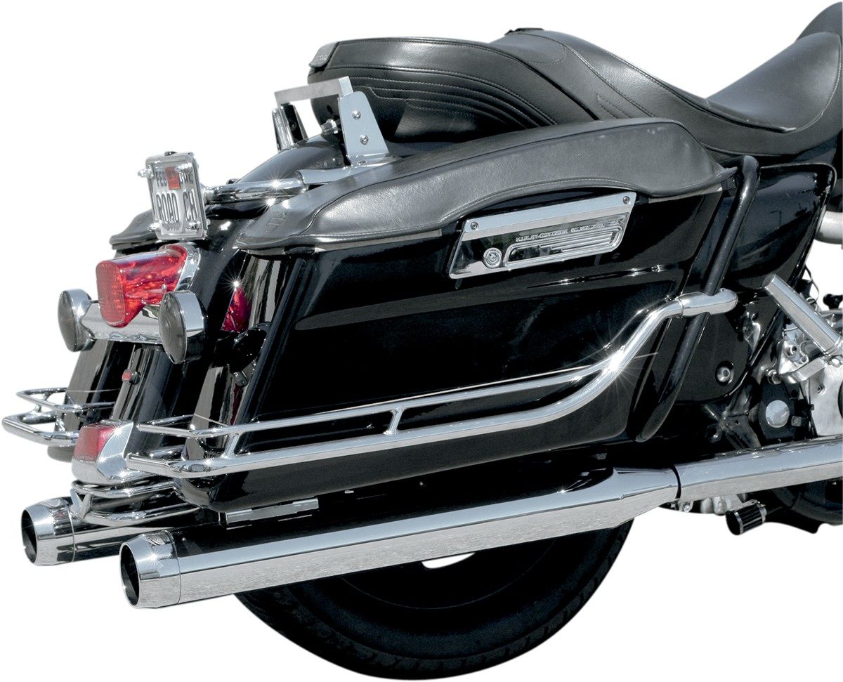 LA CHOPPERS エルエーチョッパーズ スリップオンマフラー 4クローム/クローム95-16 FL用【MUFFLERS 4CH/CH 95-16 FL [1801-0557]】 HARLEY-DAVIDSON ハーレーダビッドソン マフラー