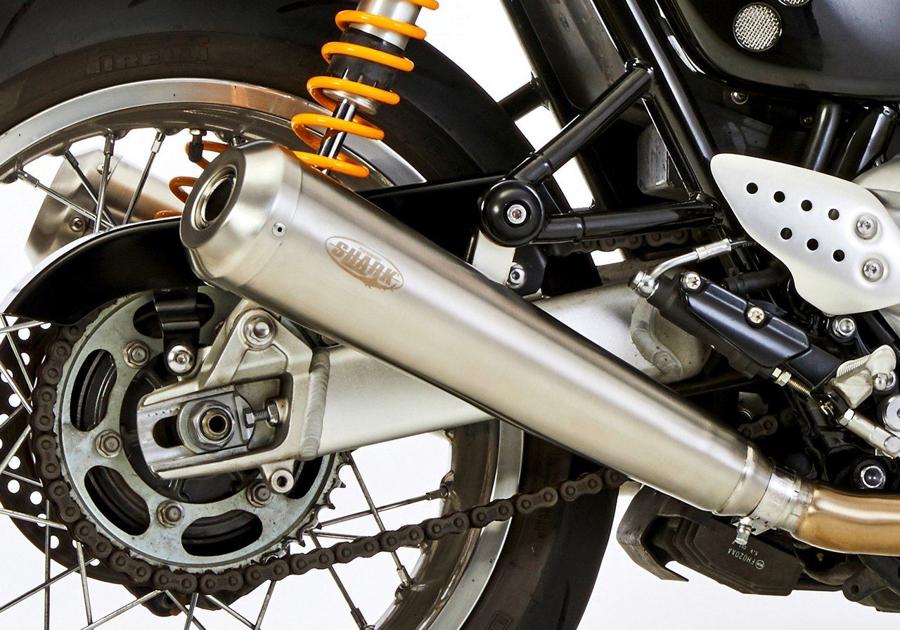 楽天市場】スラクストン/スピードツイン 1200 スリップオンマフラー