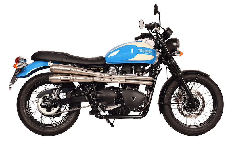 SPARK EXHAUST スパーク マフラー 70’s フルエキゾーストマフラー 2in2 Scrambler 05-15 TRIUMPH トライアンフ|ウェビック 店