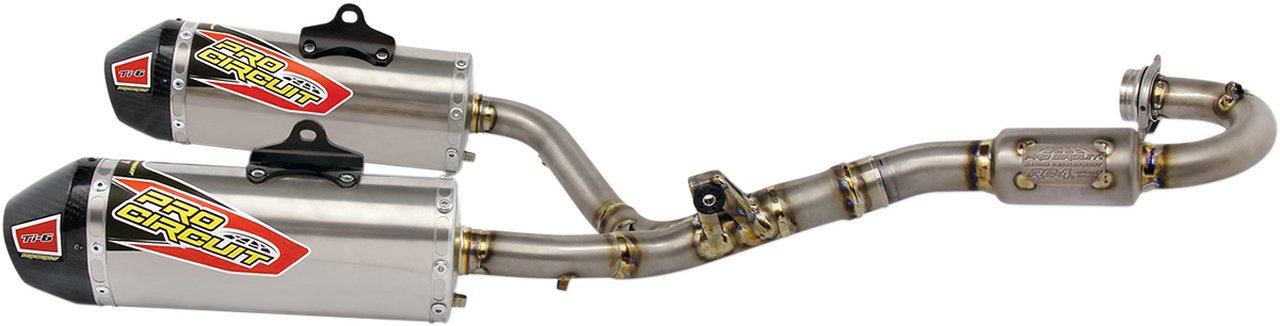 PRO CIRCUIT プロサーキット エキゾーストシステム TI6 ツイン CB キャップ【EXHAUST DUAL CAP [1820-1532]】 CRF250R KLR650 2008 - 2014 HONDA ホンダ KAWASAKI カワサキ フルエキゾーストマフラー マフラー｜ウェビック　店
